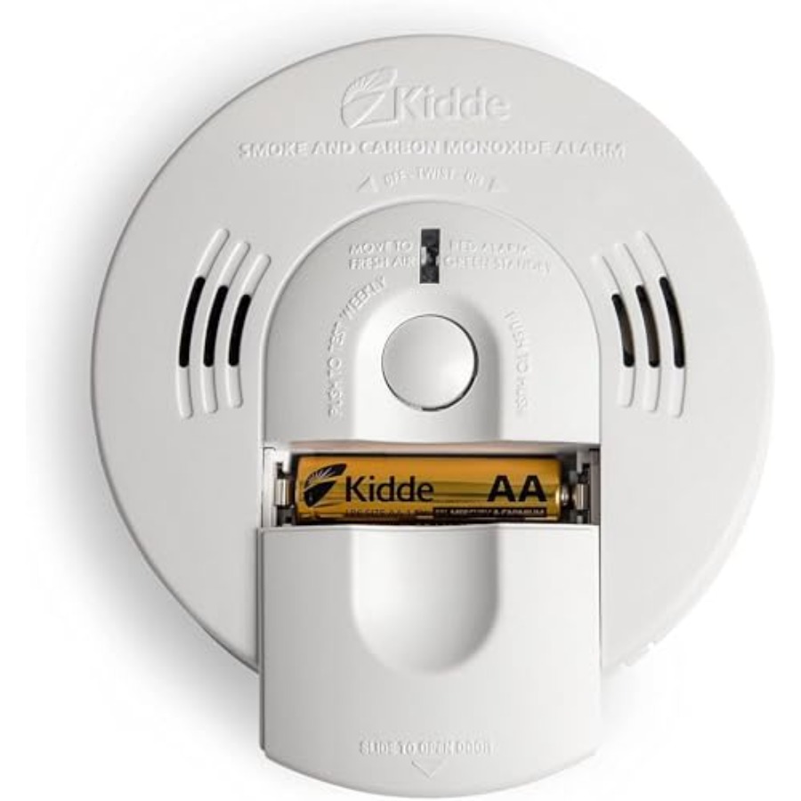 Smoke Detector Interconnected - Hardwired interconnect smoke CO detector with