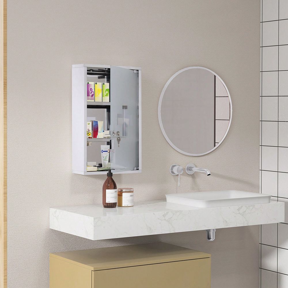 Wall Medicine Cabinet With Loc - Medicine Cabinet Lock 리뷰 및 가격