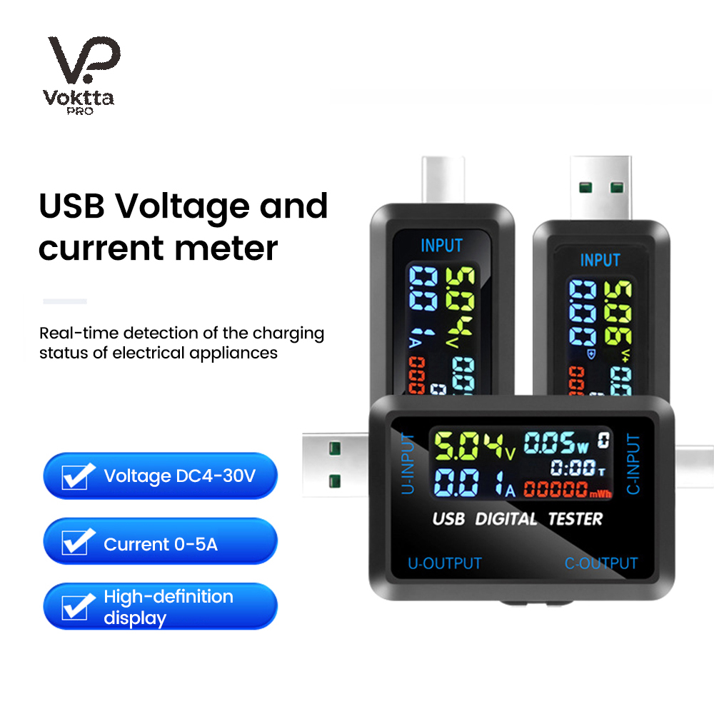 USB Tester 10 in 1 DC Digital  - Co Detector Plug 리뷰 및 가격