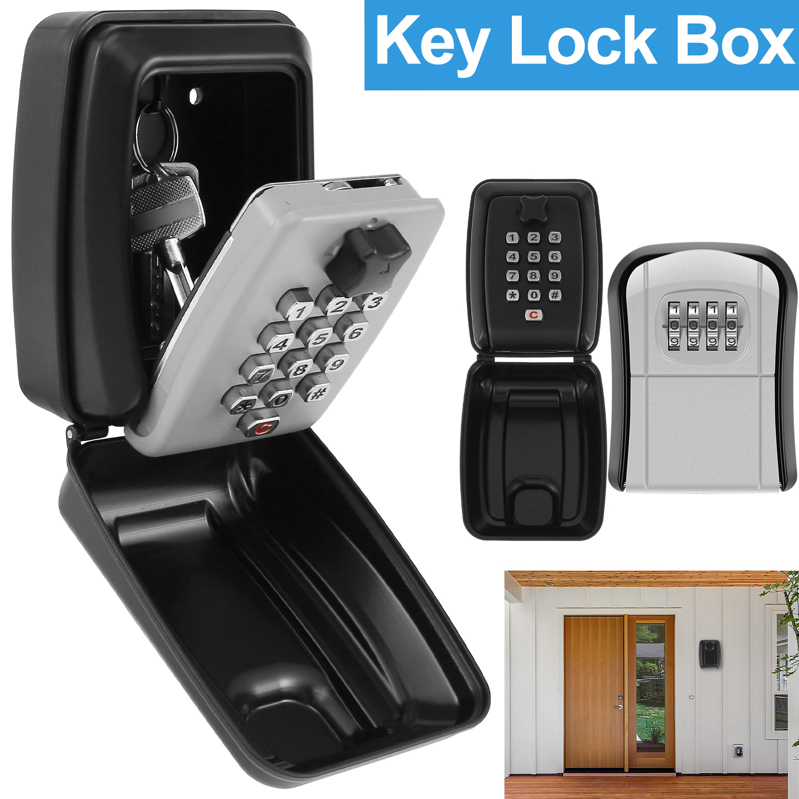 Key Lock Box Wall-Mount Secret - Lockbox Key Secure 리뷰 및 가격
