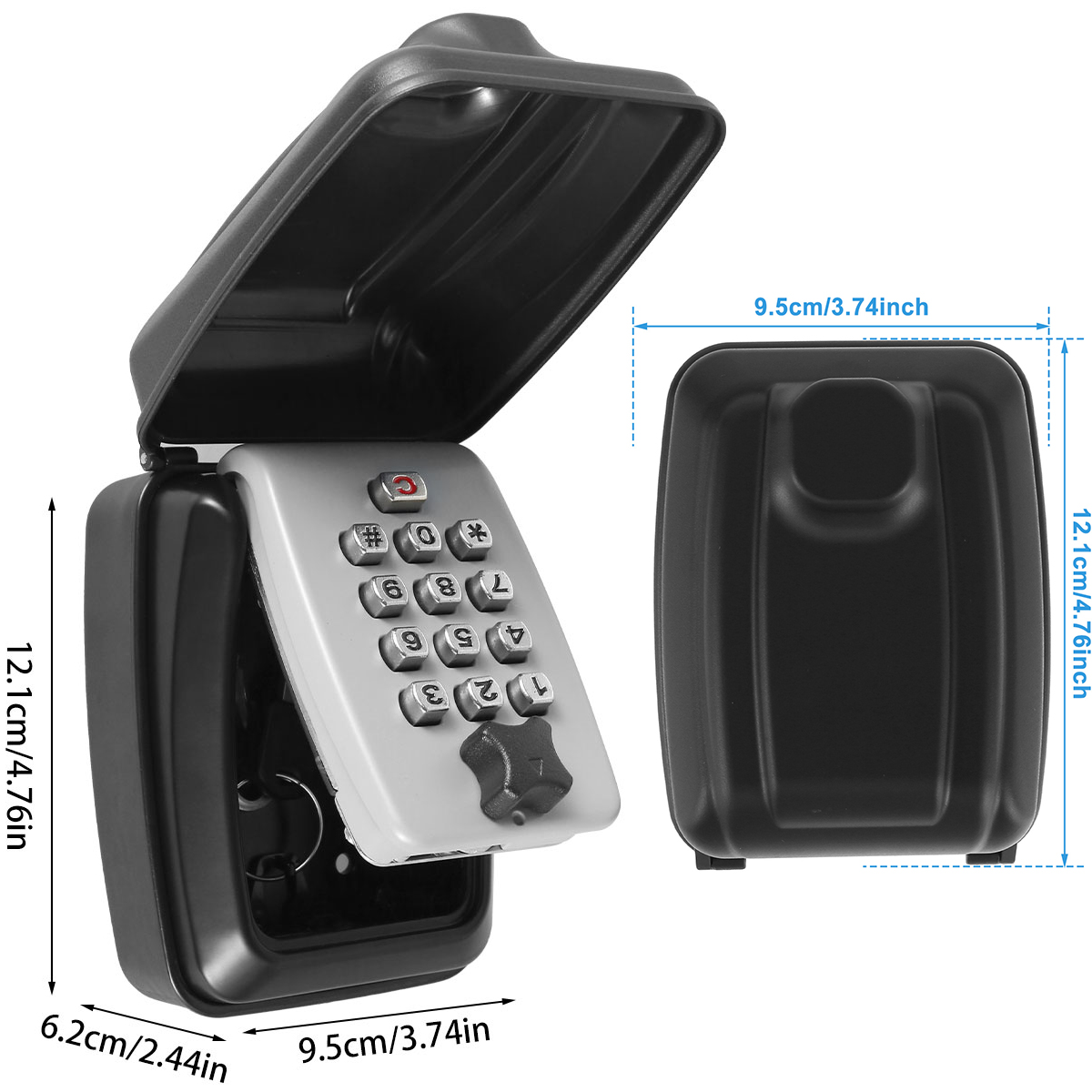 Key Lock Box Wall-Mount Secret - Lockbox Key Secure 리뷰 및 가격