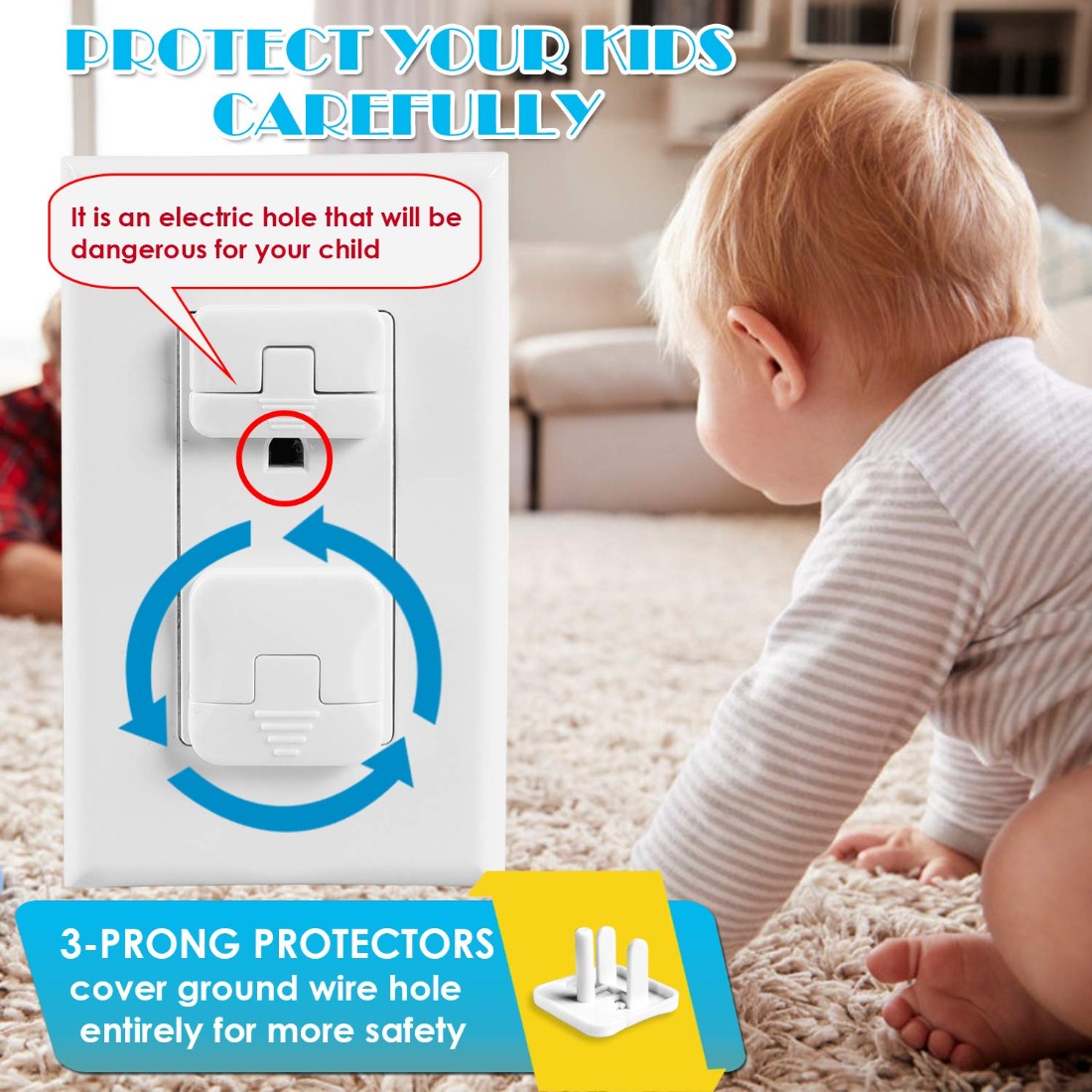 38 Pcs White Plastic Childproo - Outlet Cover Baby 리뷰 및 가격