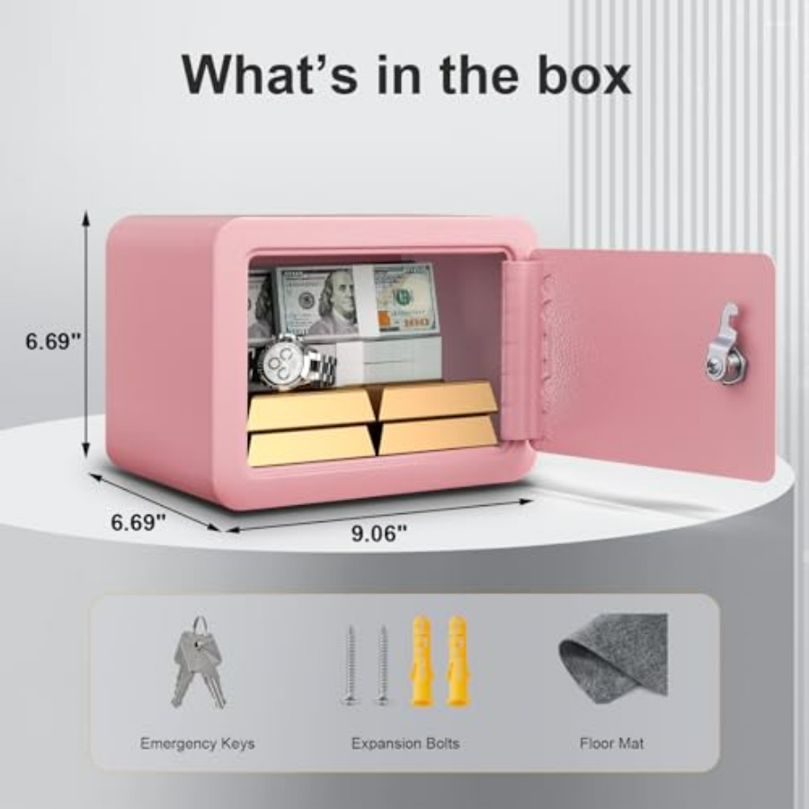 0.23 Cubic Small Safe Box for  - Lockbox Key Secure 리뷰 및 가격