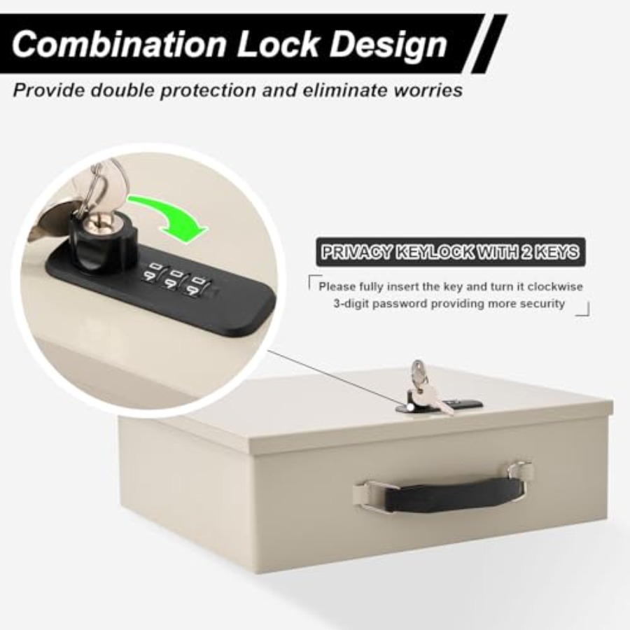 Fireproof Document Box with Ke - Fire Safe Document 리뷰 및 가격