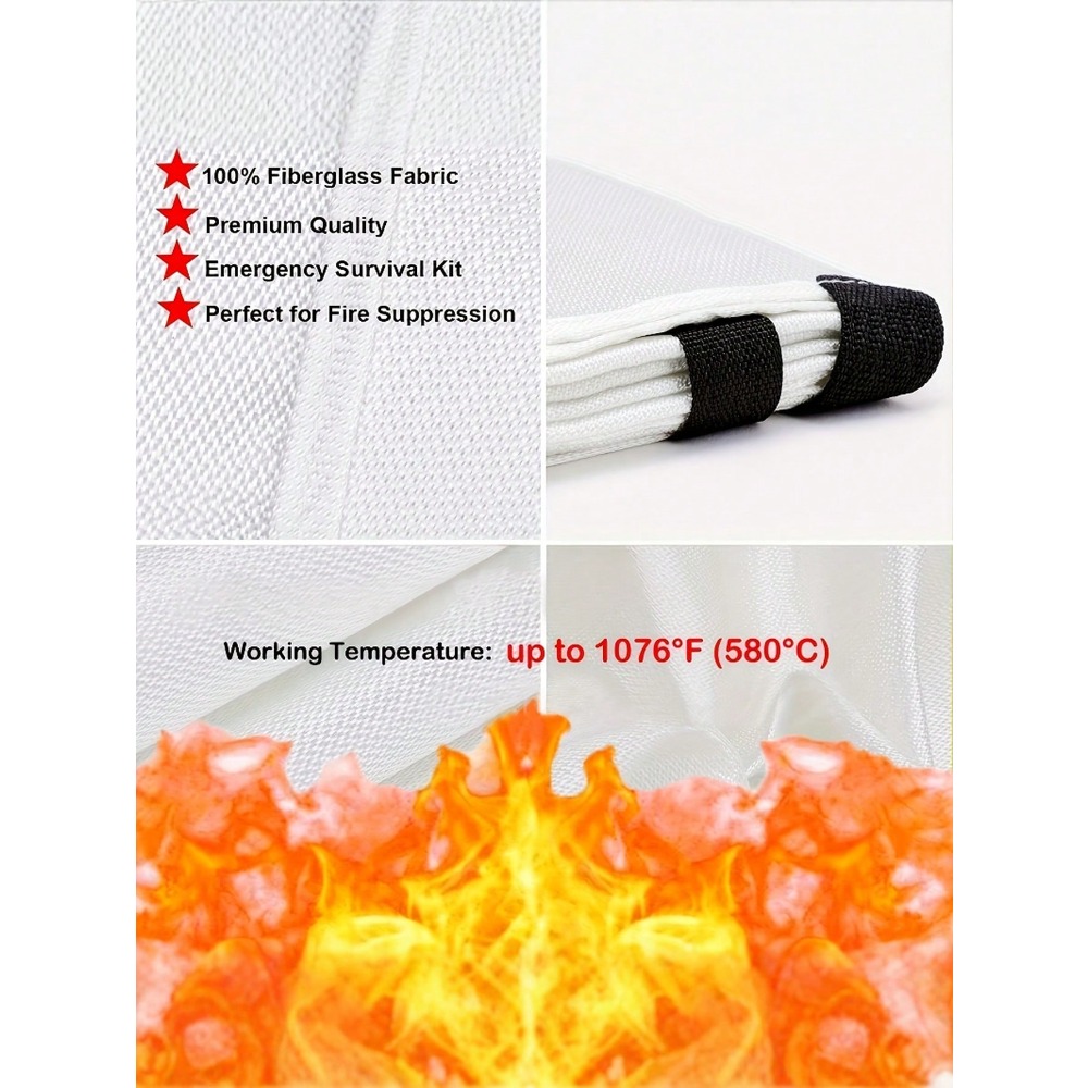 Fire Blanket 39.37 X 39.37 Inc - Fire Blanket Kitchen 리뷰 및 가격