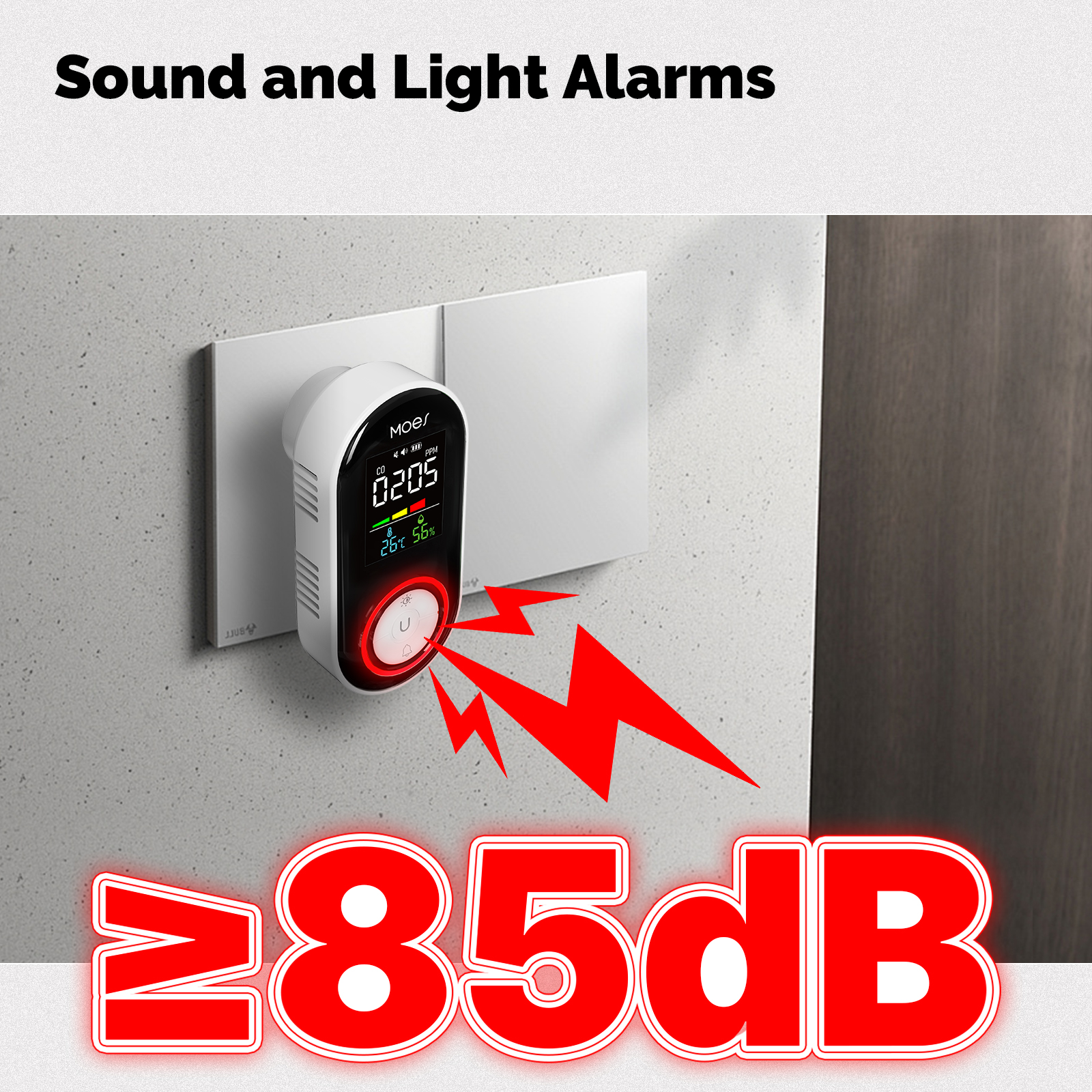 MOES CO Smoke Gas Detector Ala - Co Detector Plug 리뷰 및 가격