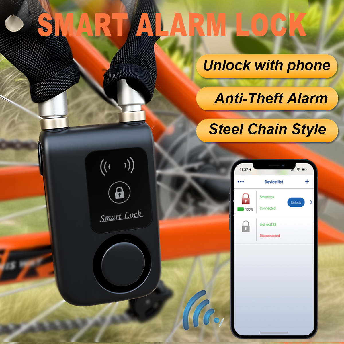 Smart Bluetooth Chain Lock Key - Security Chain Door 리뷰 및 가격