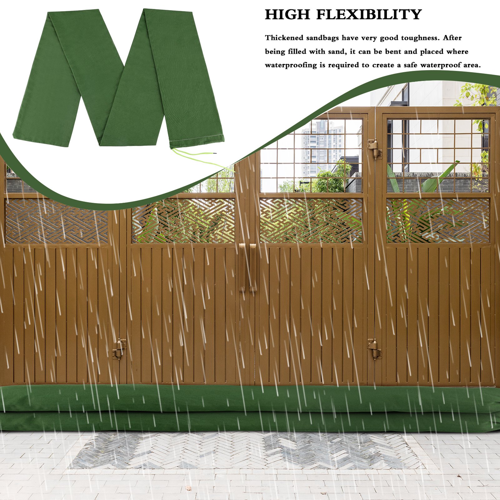 Sandbag Long Sandbag Green Can - Flood Barrier Bag 리뷰 및 가격