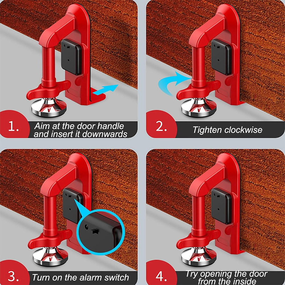 Battery Powered Alarm Door Sto - Door Stop Alarm 리뷰 및 가격
