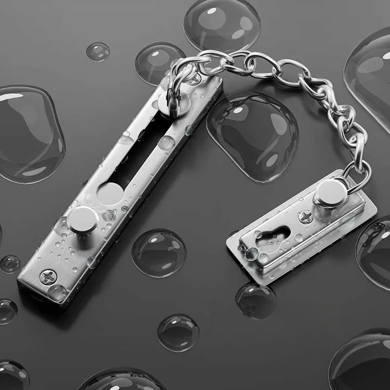 No Drill Stainless Steel Secur - Security Chain Door 리뷰 및 가격