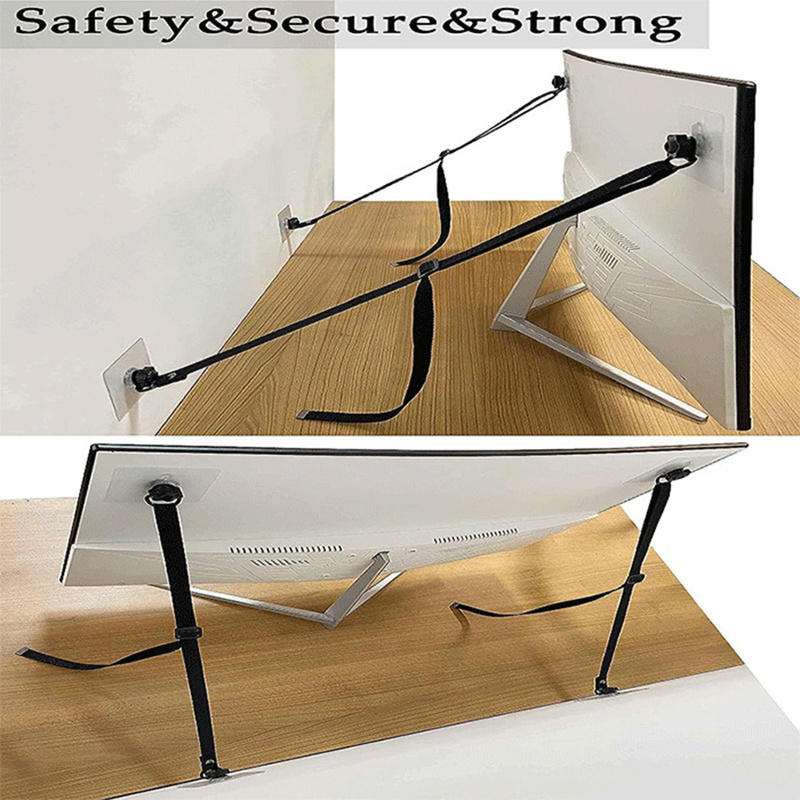 No Drill Adhesive Furniture An - Earthquake Anchor Strap 리뷰 및 가격