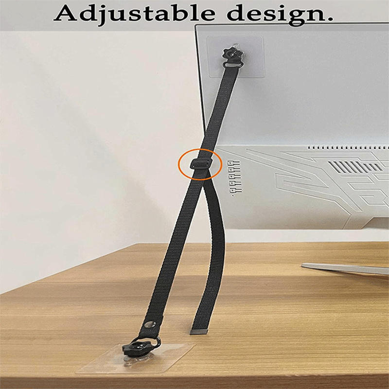 No Drill Adhesive Furniture An - Earthquake Anchor Strap 리뷰 및 가격