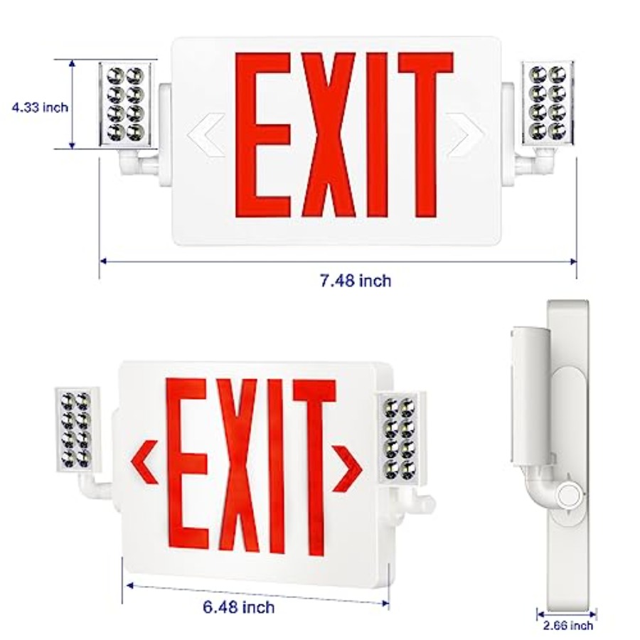 Spectsun 1 Pack Exit Signs wit - Emergency Exit Sign 리뷰 및 가격
