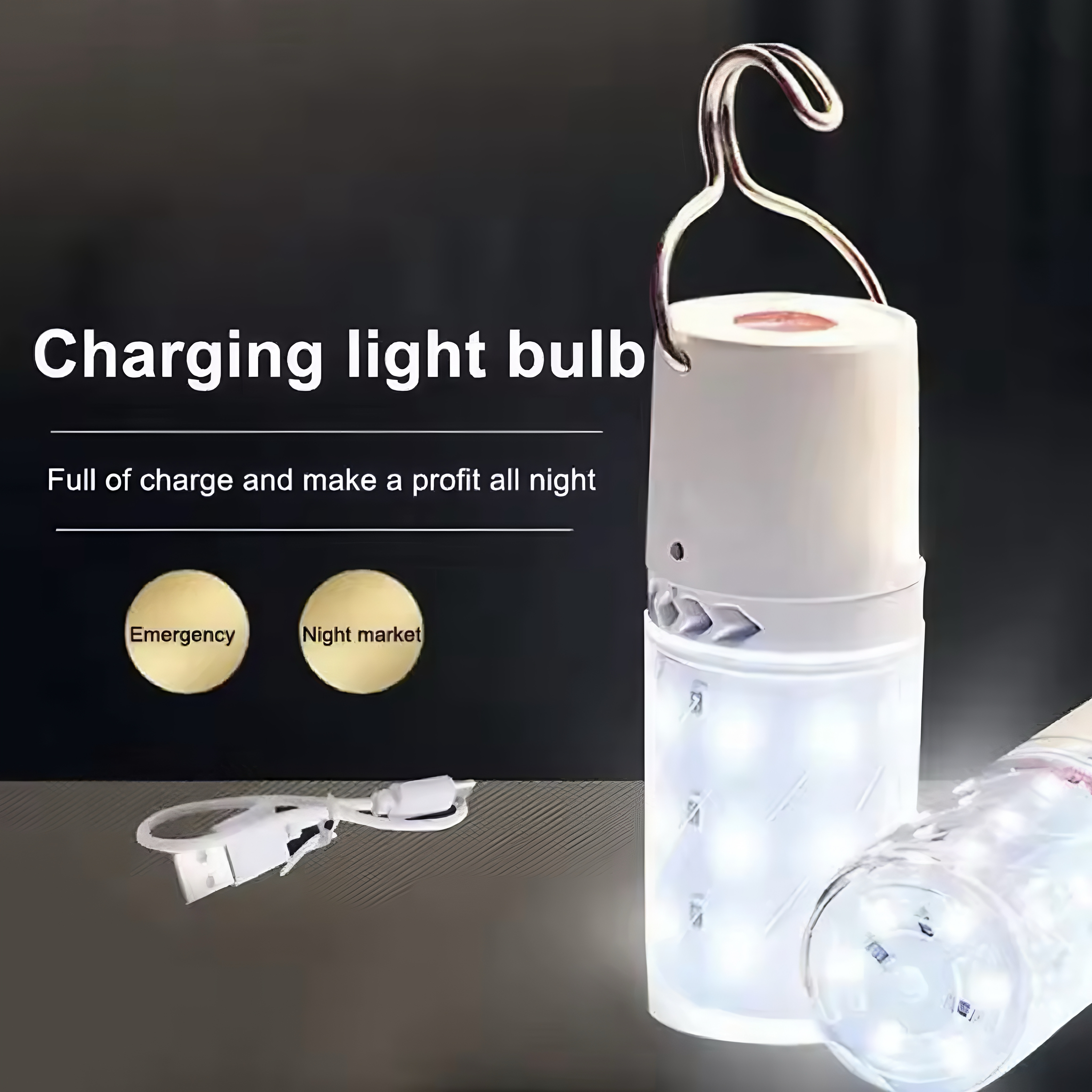 USB Rechargeable Emergency Lig - Power Outage Light 리뷰 및 가격