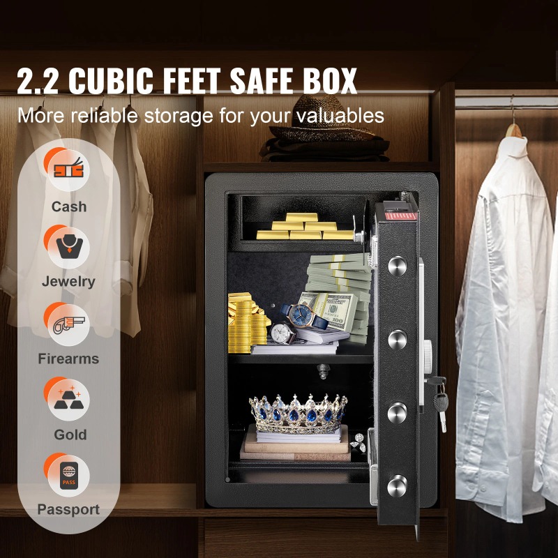 SucceBuy Electric Safe 2.2/1.8 - Fire Safe Document 리뷰 및 가격
