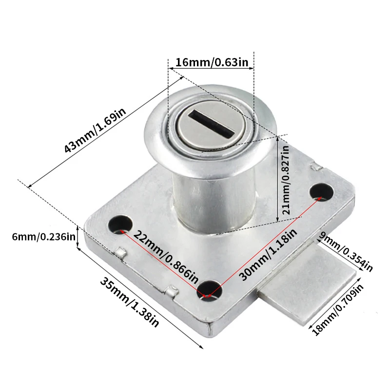 Drawer lock with key, used for - Medicine Cabinet Lock 리뷰 및 가격