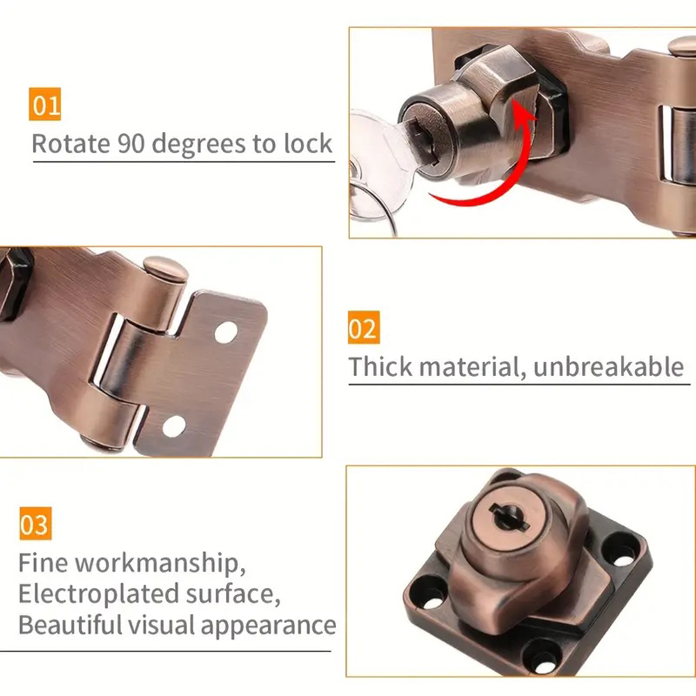 Locking Hasp Heavy Duty Lockin - Medicine Cabinet Lock 리뷰 및 가격