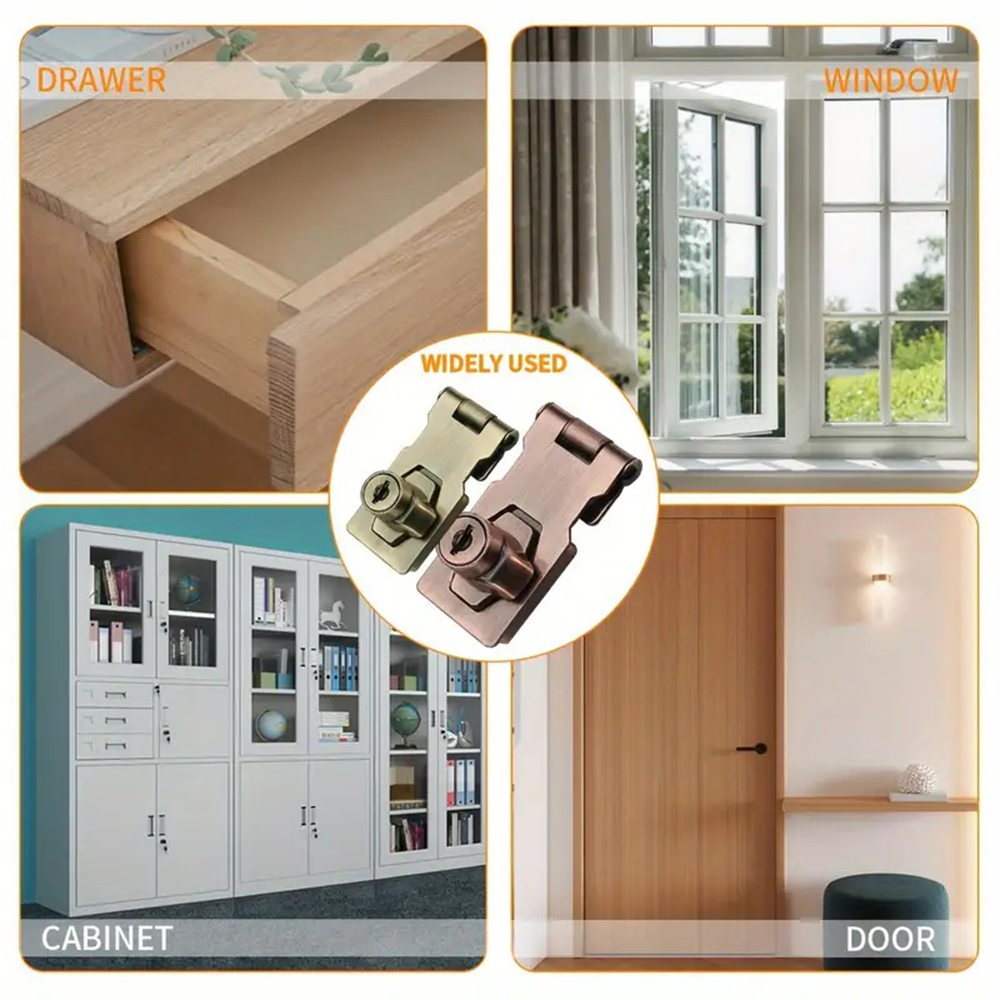 Locking Hasp Heavy Duty Lockin - Medicine Cabinet Lock 리뷰 및 가격