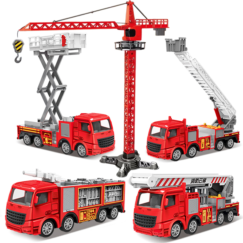 1:55 Diecast Fire Truck Model  - Fire Escape Ladder 리뷰 및 가격
