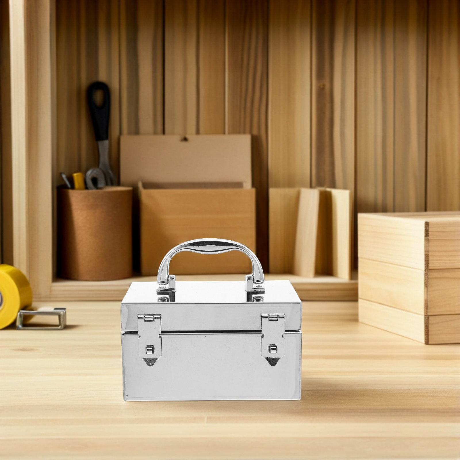 Portable Metal Cash Box Stainl - Lockbox Key Secure 리뷰 및 가격