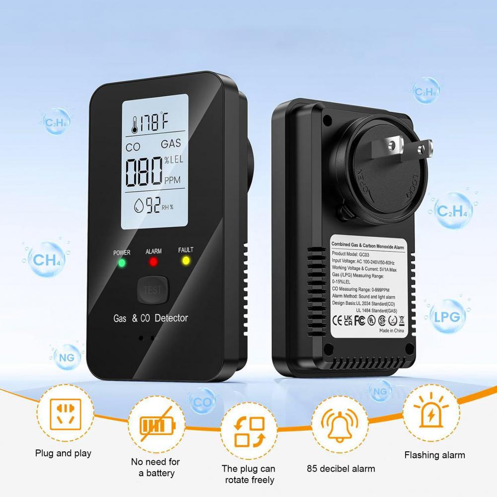 Natural Gas & Carbon Monoxide  - Co Detector Plug 리뷰 및 가격