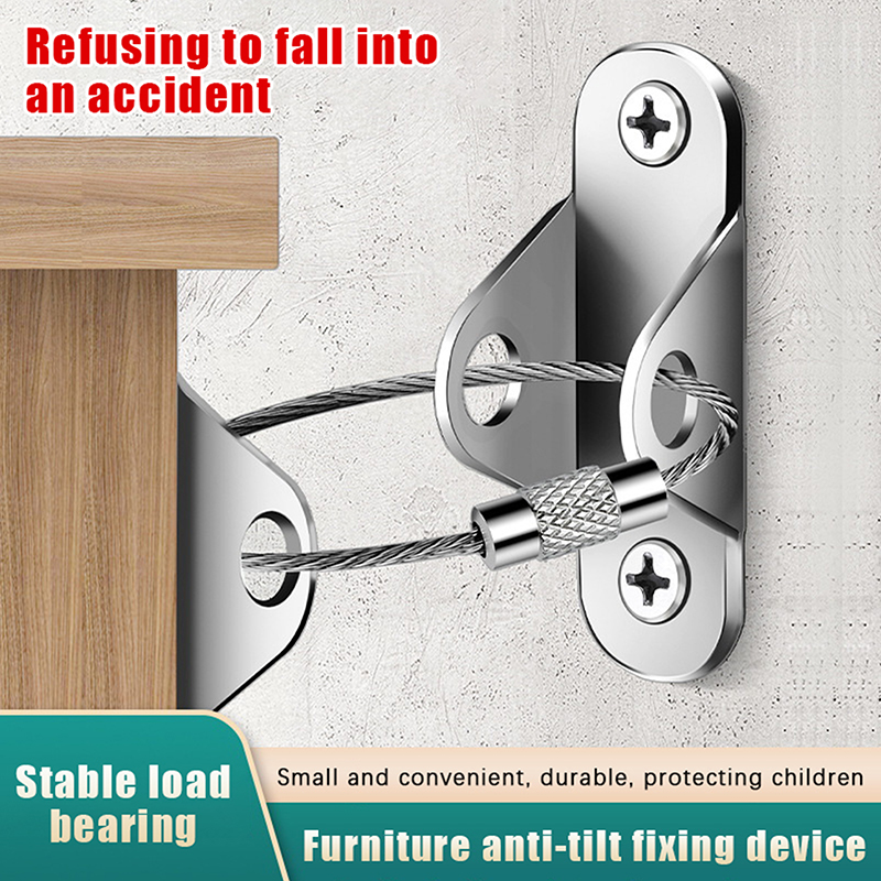 1Set Anti-Tip Furniture Anchor - Earthquake Anchor Strap 리뷰 및 가격