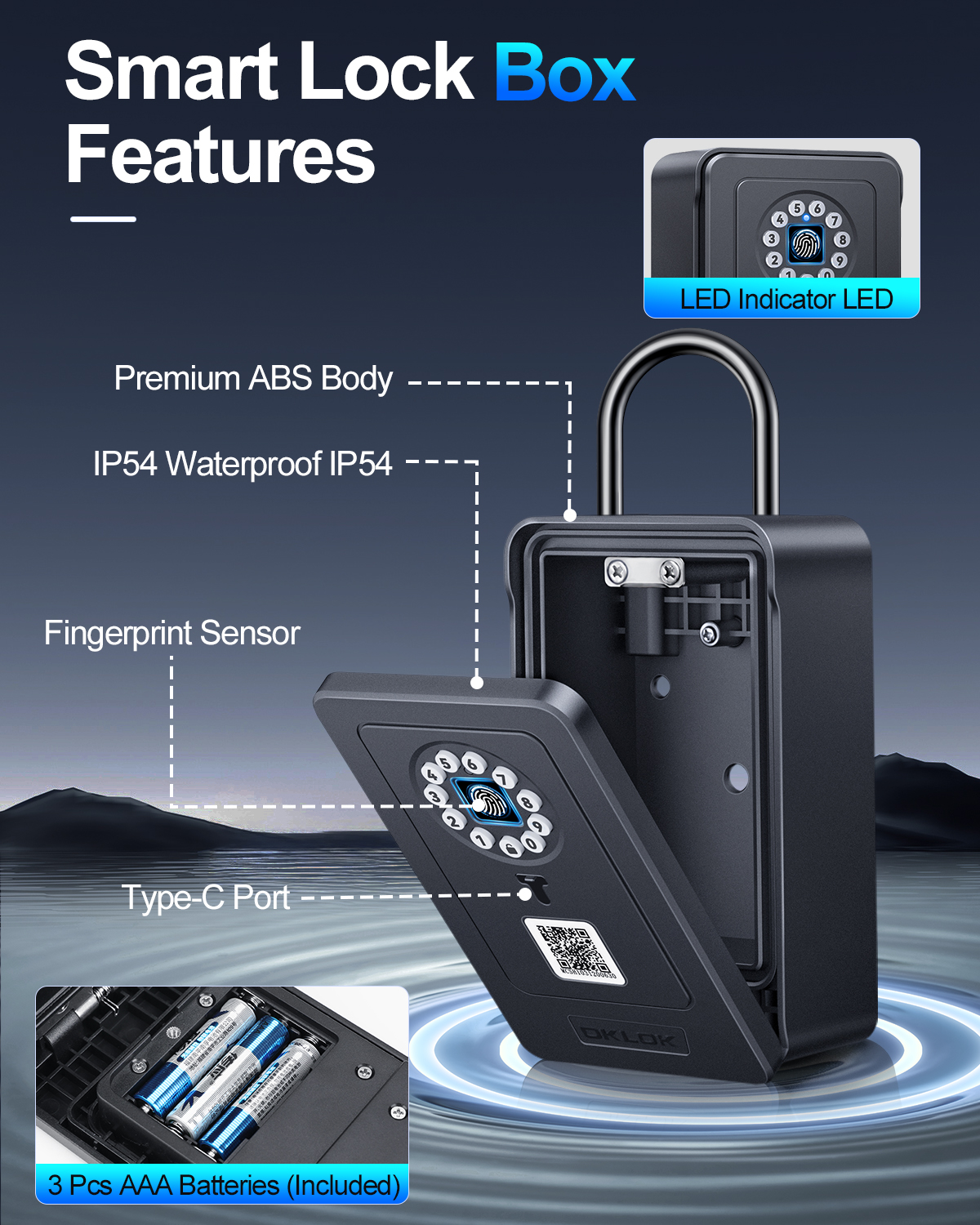 Wireless Smart lock Box Blueto - Lockbox Key Secure 리뷰 및 가격