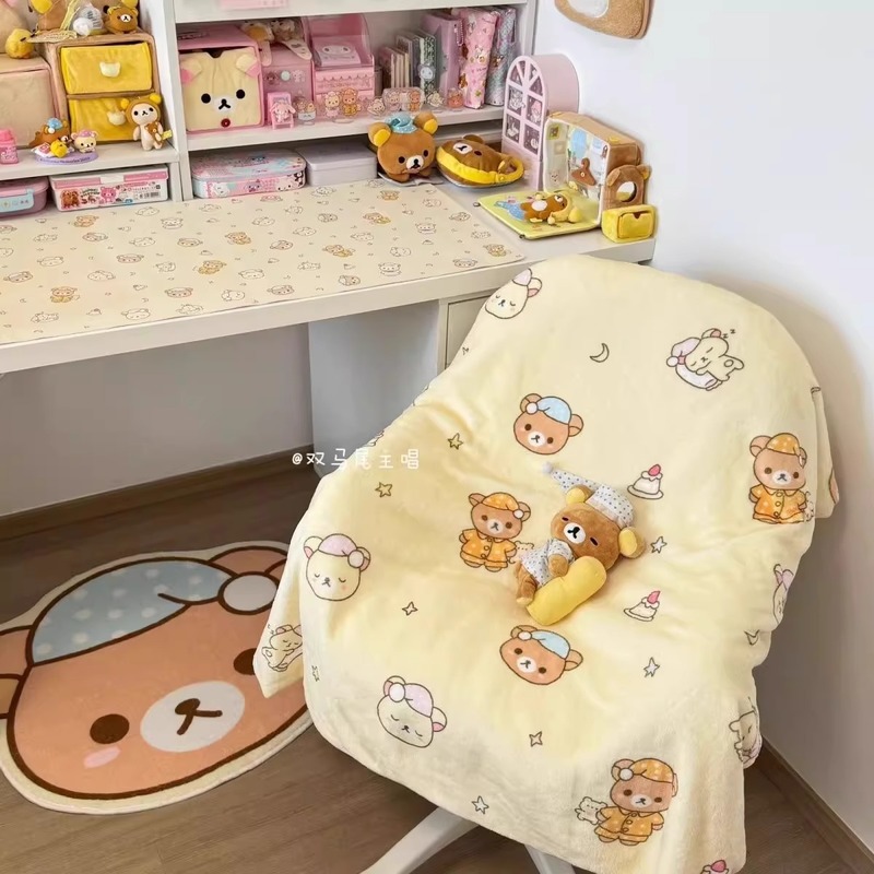 Cartoon Rilakkuma Flannel Thro - Fire Blanket Kitchen 리뷰 및 가격