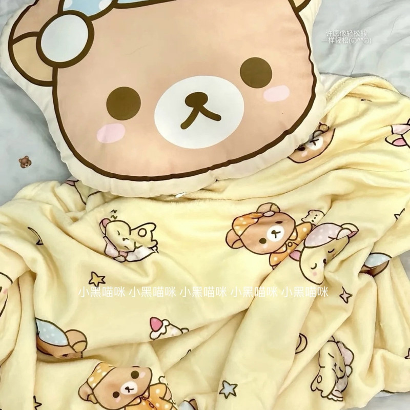 Cartoon Rilakkuma Flannel Thro - Fire Blanket Kitchen 리뷰 및 가격