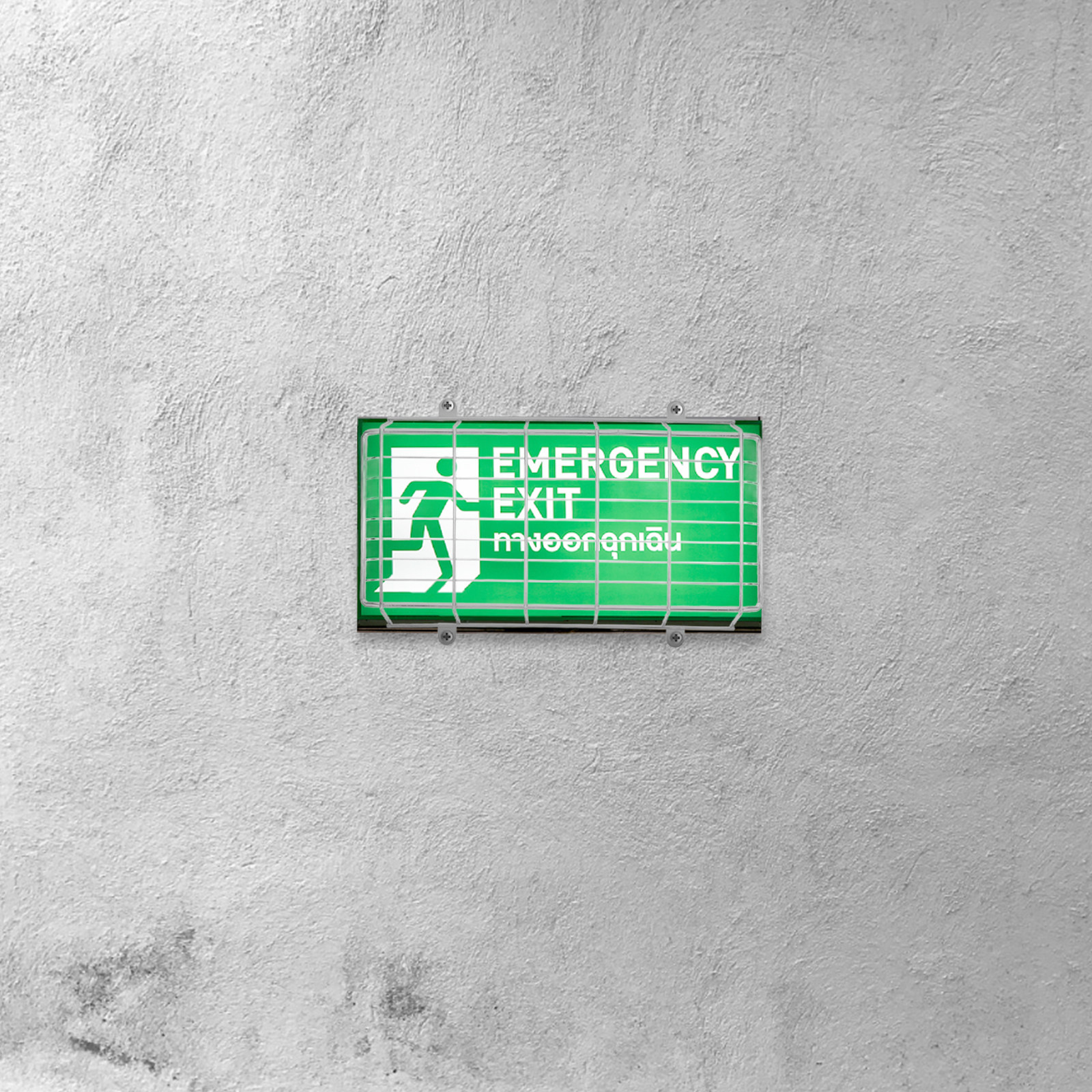 Iron LED Exit Sign Protective  - Emergency Exit Sign 리뷰 및 가격