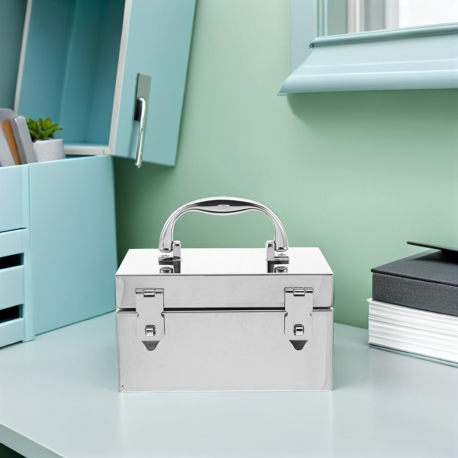 Lockable Stainless Steel Cash  - Lockbox Key Secure 리뷰 및 가격