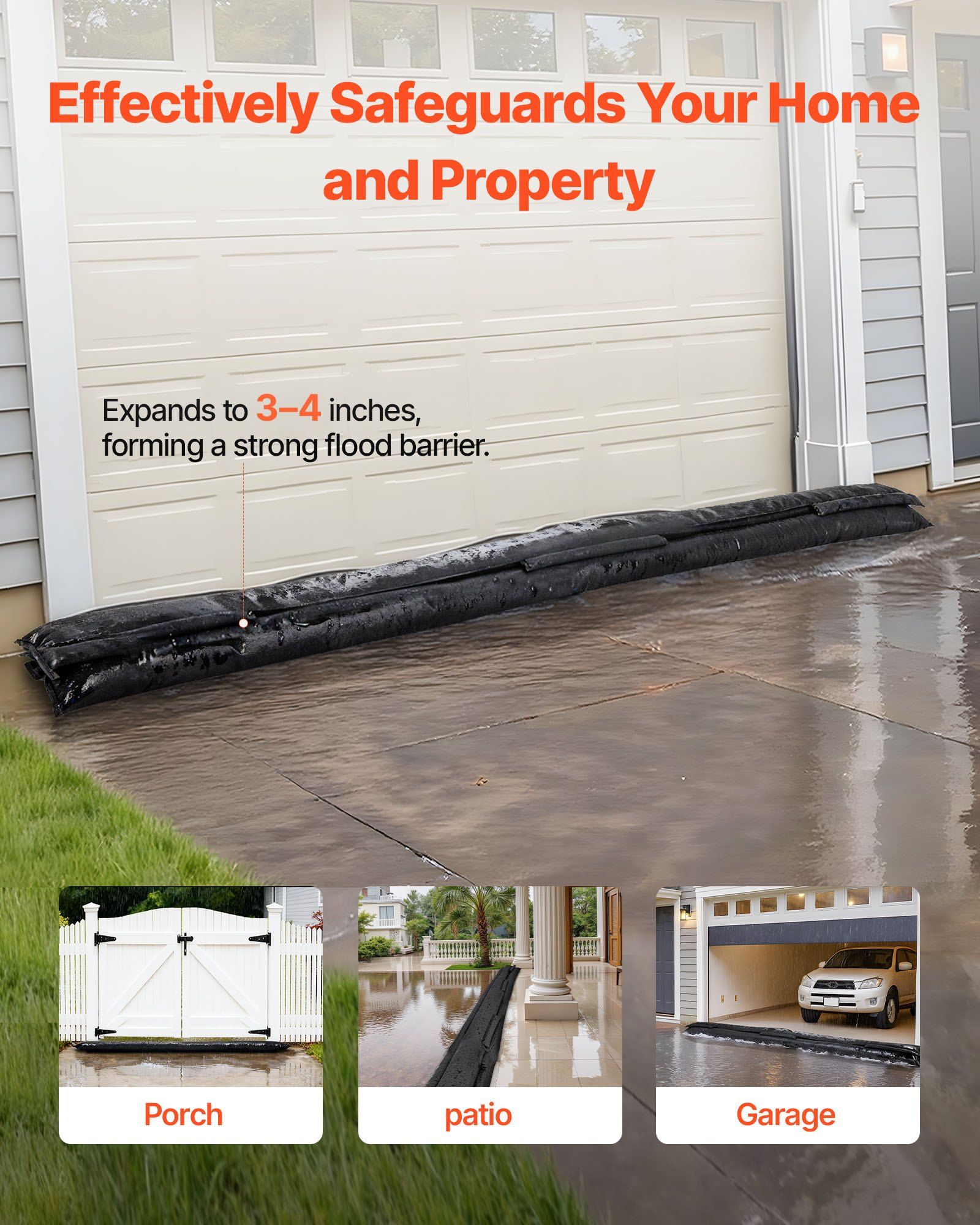 Flood Barrier, 8 Pack, 10 x 0. - Flood Barrier Bag 리뷰 및 가격