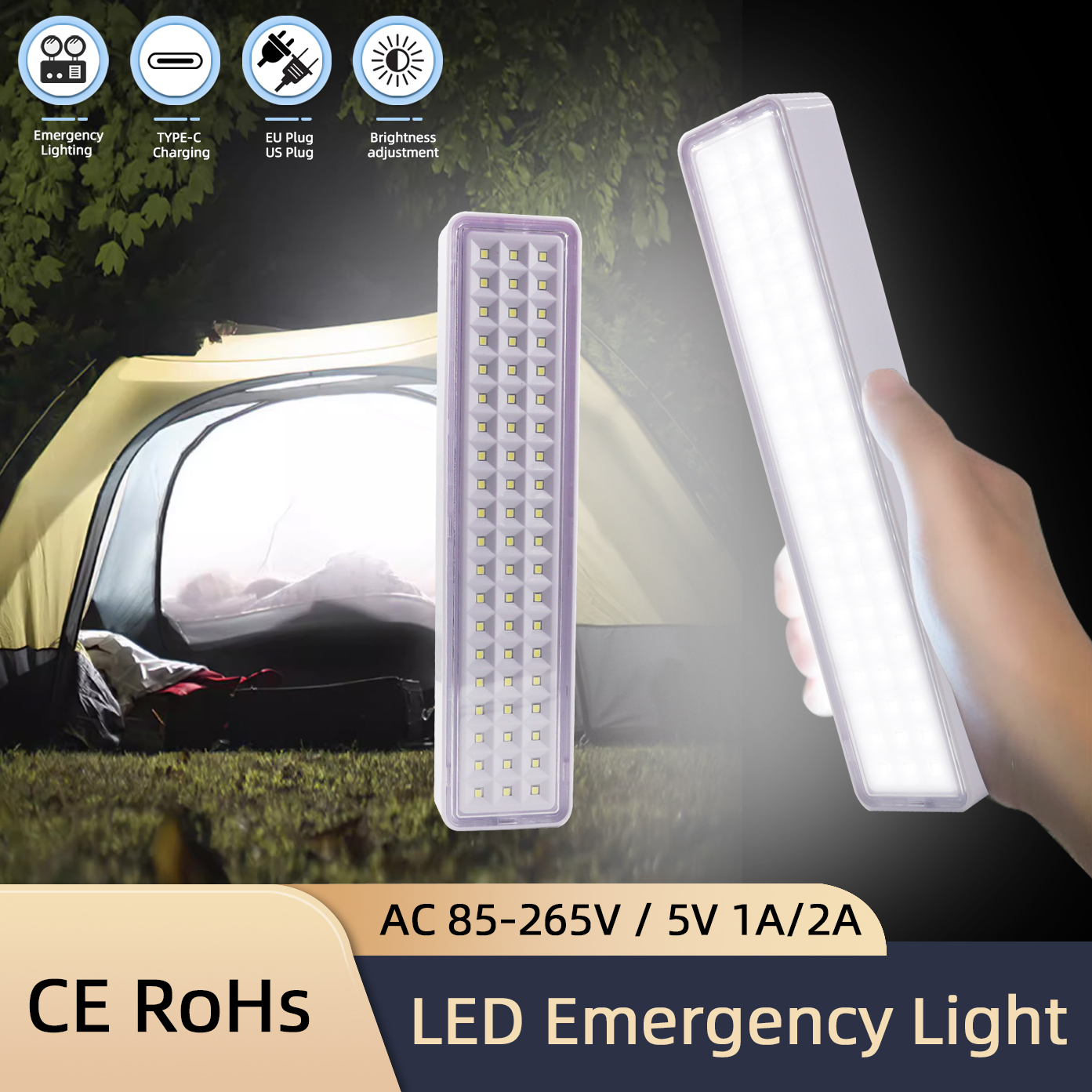 60LED Emergency Fire Fighting  - Power Outage Light 리뷰 및 가격