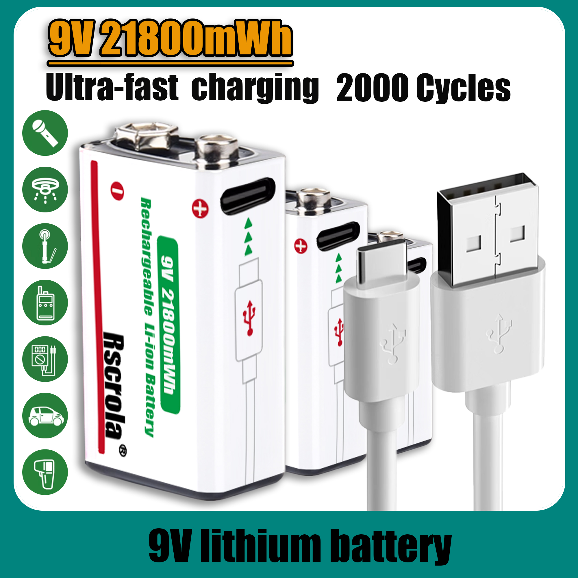 Long-Lasting 9V Lithium ion Re - Smoke Detector Interconnected 리뷰 및 가격