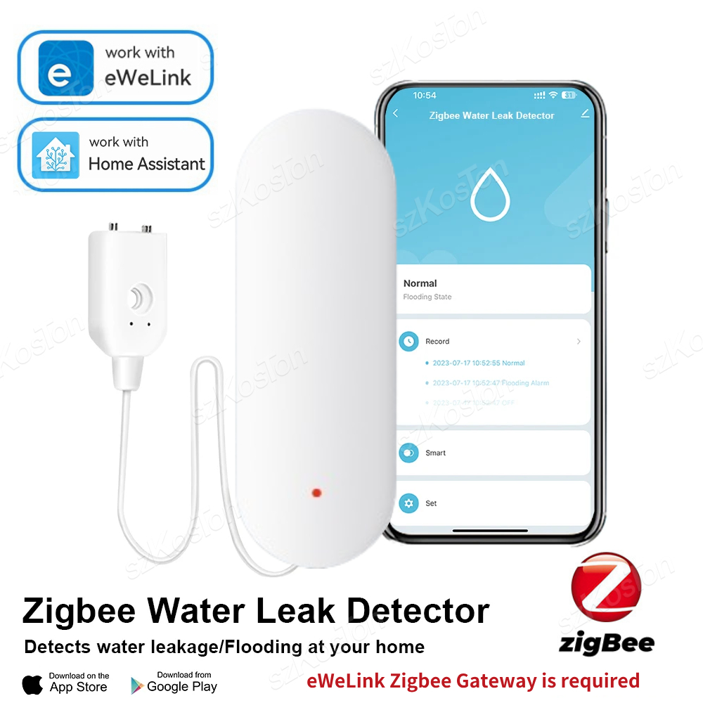ZigBee 3.0 Water Leakage Senso - Water Alarm Sensor 리뷰 및 가격