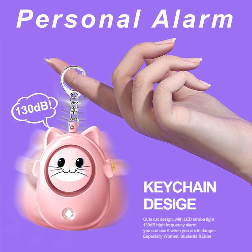H8 2024 New Cute Cat Personal  - Personal Alarm Keychain 리뷰 및 가격
