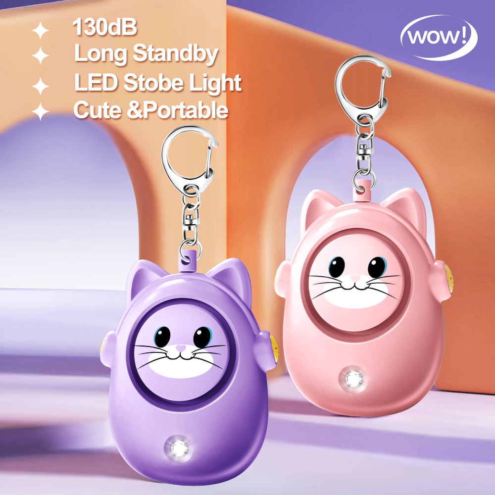 H8 2024 New Cute Cat Personal  - Personal Alarm Keychain 리뷰 및 가격