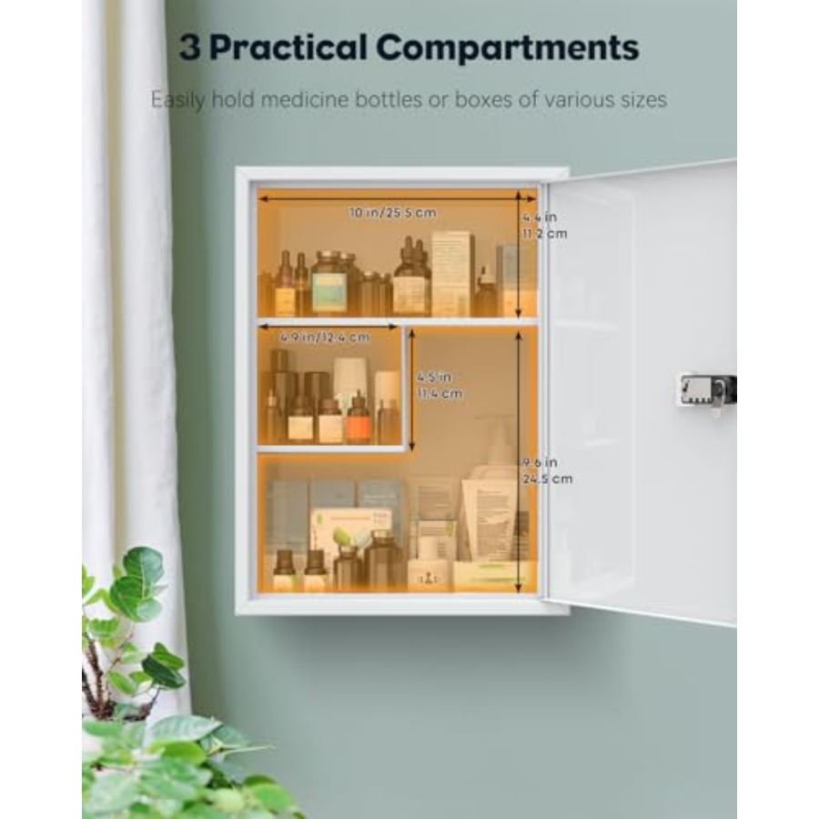 Wall Mount Medicine Cabinet wi - Medicine Cabinet Lock 리뷰 및 가격