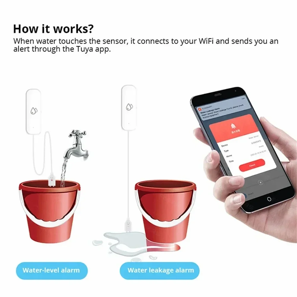 Tuya WiFi Water Sensor Leakage - Water Alarm Sensor 리뷰 및 가격