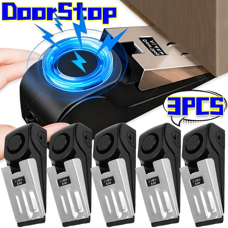 3/1Pcs Door Resistance Alarm W - Door Stop Alarm 리뷰 및 가격