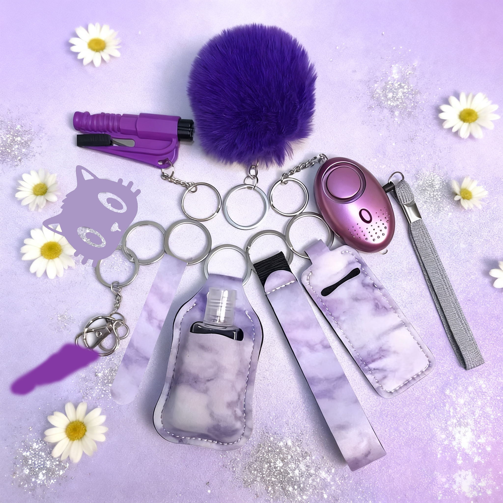 10Pcs Girl Security Self Defen - Personal Alarm Keychain 리뷰 및 가격