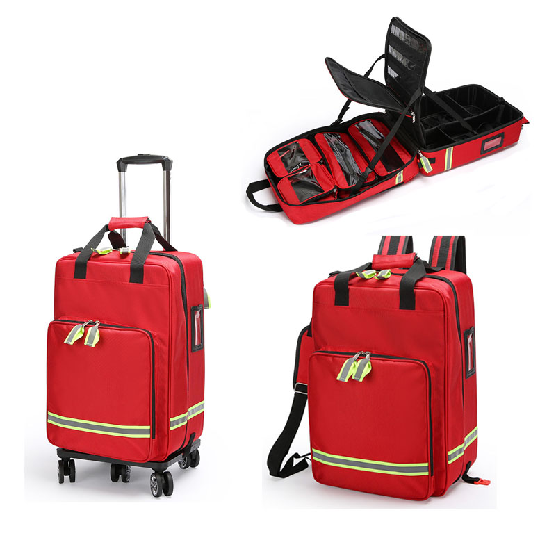 Large Capacity Empty Trolley F - First Aid Bag Kit 리뷰 및 가격