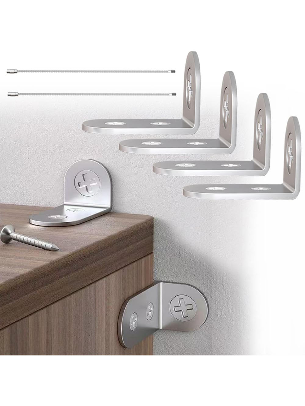 4pcs Furniture Anchors Earthqu - Earthquake Anchor Strap 리뷰 및 가격