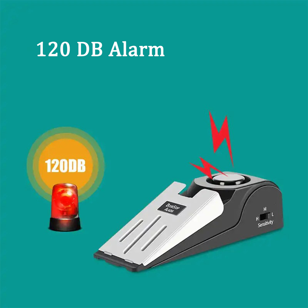125 DB Anti-theft Burglar Stop - Door Stop Alarm 리뷰 및 가격