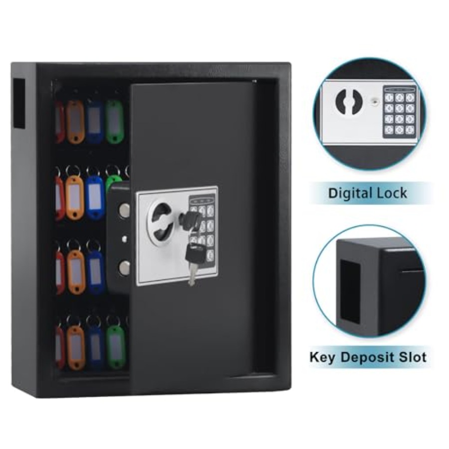 Wall mount electronic key cabi - Lockbox Key Secure 리뷰 및 가격